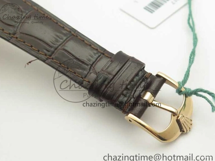 Edition Time V4 Marker 50509 Brown A3132 Cellini Dial Strap RG on MKF White Roman Leather Best 0131